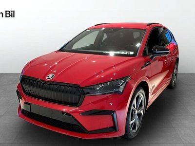 begagnad Skoda Enyaq iV 80 IV 82 KWH 204 HK DRAG VÄRMARE SPORTLINE