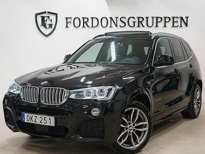 Svart Begagnad 2016 BMW X3 M Sport SUV | 294 800 kr