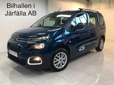 Begagnad Citroën Berlingo PureTech 110 HK (80 kW) 2018 Blå Minibuss