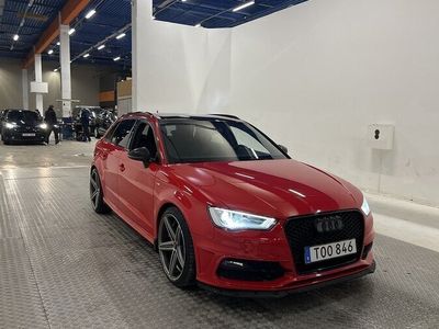 begagnad Audi A3 Sportback Quattro TDI Full S-Line Taklucka Värmare Drag 2014, Halvkombi