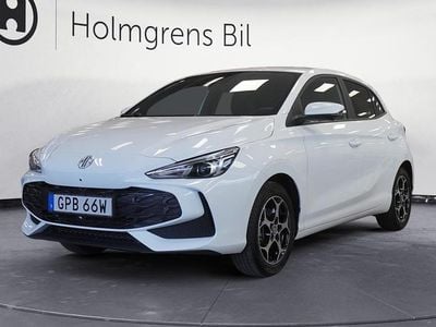 Begagnad MG MG3 194 HK (142 kW) 2024 Dover white Halvkombi