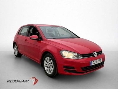 Begagnad VW Golf VII 105 HK (77 kW) 2014 Röd Halvkombi