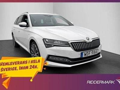 Vit Begagnad 2020 Skoda Superb | 269 800 kr (Lite dyr)