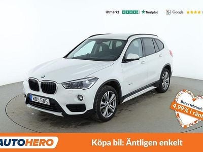 Begagnad BMW X1 Sport Line 192 HK (141 kW) 2017 Vit SUV
