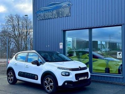 Vit Begagnad 2018 Citroën C3 PureTech | 69 900 kr (Marknadspris)