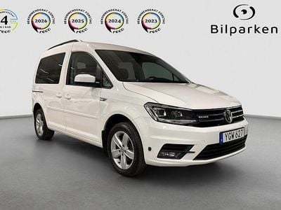 Vit Begagnad 2016 VW Caddy Minibuss | 129 990 kr (Lite dyr)