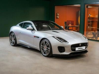 Begagnad Jaguar F-Type R-Dynamic 301 HK (221 kW) 2018 Silver Sportkupé