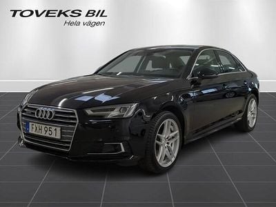 Brilliantsvart Begagnad 2018 Audi A4 Sport Sedan | 219 800 kr (Marknadspris)