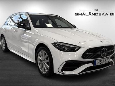 Begagnad Mercedes C300e AMG line 230 HK (169 kW) 2023 Vit Kombi