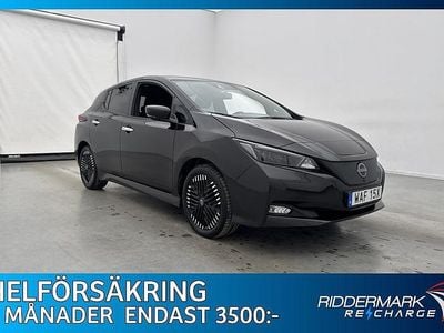 Svart Begagnad 2022 Nissan Leaf 360º Halvkombi | 164 900 kr (Marknadspris)