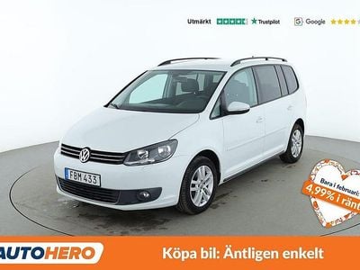 Begagnad VW Touran 141 HK (103 kW) 2015 Vit Minibuss