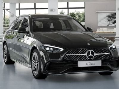 Svart Ny 2025 Mercedes C300e AMG line Kombi | 619 000 kr