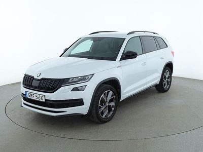 Vit Begagnad 2019 Skoda Kodiaq SportLine SUV | 380 000 kr (Dyr)