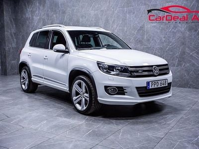 Vit Begagnad 2014 VW Tiguan R-line SUV | 129 800 kr (Lite dyr)