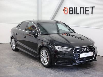 begagnad Audi A3 Sedan 2.0 TFSI Q 190HK S-Line Kamera LED ACC Värmare