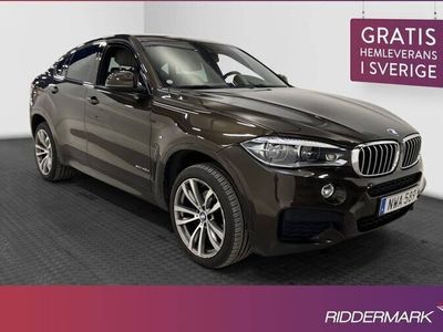 begagnad BMW X6 xDrive40d M Sport Pano Skinn HiFi Drag 1-Bruk 2016, SUV