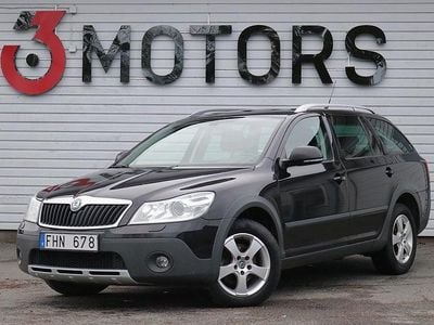 Svart Begagnad 2013 Skoda Octavia Scout Kombi | 95 900 kr (Bra pris)