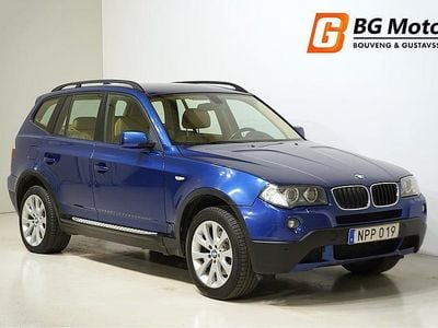 Blå Begagnad 2008 BMW X3 SUV | 69 900 kr (Lite dyr)