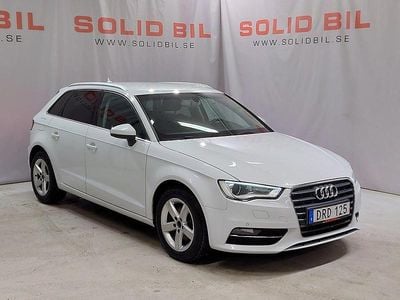 Begagnad Audi A3 Sportback Ambition 110 HK (80 kW) 2014 Vit Halvkombi