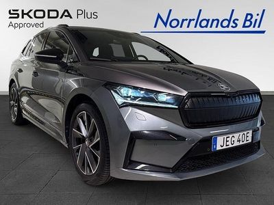 Grå (graphite grey metallic) Begagnad 2022 Skoda Enyaq iV SportLine SUV | 329 000 kr (Bra pris)