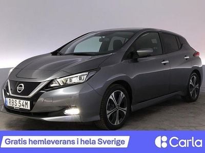 Grå Begagnad 2021 Nissan Leaf 360º Halvkombi | 159 990 kr (Marknadspris)