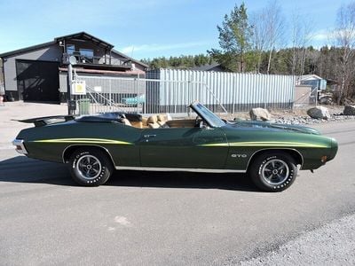 Begagnad Pontiac GTO 350 HK (257 kW) 1970 Pepper green metallic Sportkupé