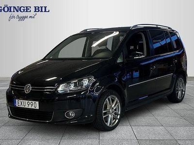 Svart Begagnad 2015 VW Touran GT Minibuss | 185 000 kr (Marknadspris)