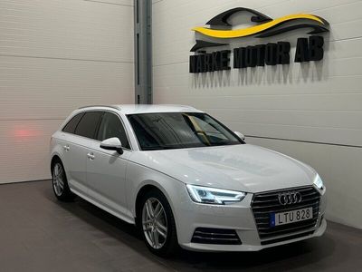 begagnad Audi A4 Avant 2.0 TDI S Tronic Euro 6 Blåtand Diamond White