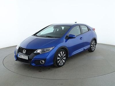 Begagnad Honda Civic Sport 143 HK (105 kW) 2015 Blå Halvkombi