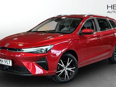 Röd (red) Begagnad 2022 MG MG5 EV Luxury Kombi | 184 900 kr (Bra pris)
