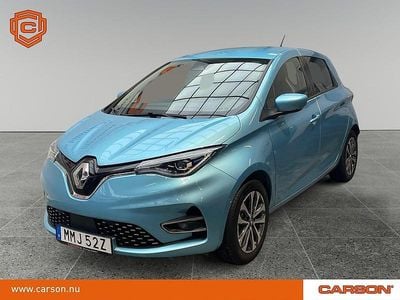 Begagnad Renault Zoe Intens 100 kW (136 HK) 2021 Blå Halvkombi