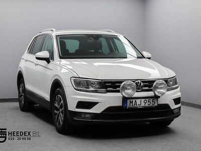 Pure white Begagnad 2018 VW Tiguan SUV | 139 900 kr (Dyr)