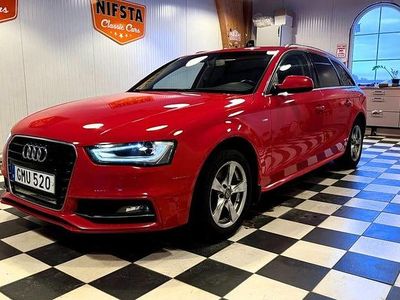 Röd Begagnad 2014 Audi A4 S-Line Kombi | 99 900 kr (Marknadspris)