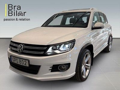 Begagnad VW Tiguan R-line 177 HK (130 kW) 2015 Vit SUV