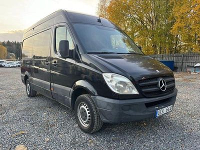 Svart Begagnad 2008 Mercedes Sprinter Van | 49 900 kr