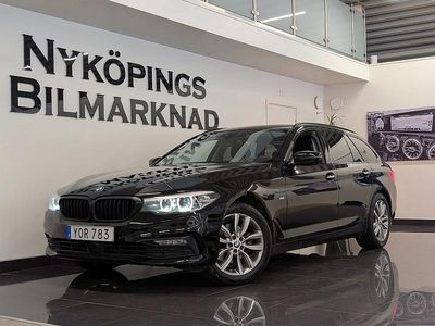 Svart Begagnad 2017 BMW 520 Sport Line Kombi | 214 900 kr (Dyr)