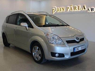 Silver Begagnad 2007 Toyota Corolla Verso Minibuss | 69 900 kr (Marknadspris)