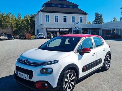 Vit Begagnad 2017 Citroën C3 PureTech Halvkombi | 82 000 kr (Marknadspris)