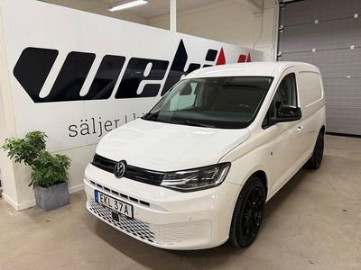 Vit Begagnad 2021 VW Caddy Minibuss | 179 500 kr (Marknadspris)