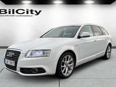 Vit Begagnad 2010 Audi A6 S-Line Kombi | 79 000 kr (Dyr)