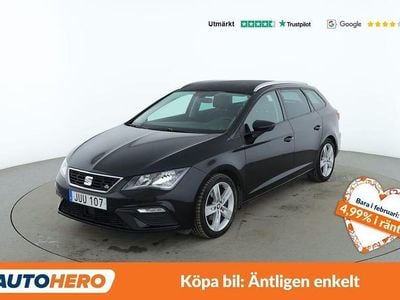 Begagnad Seat Leon ST FR 126 HK (92 kW) 2018 Svart Kombi