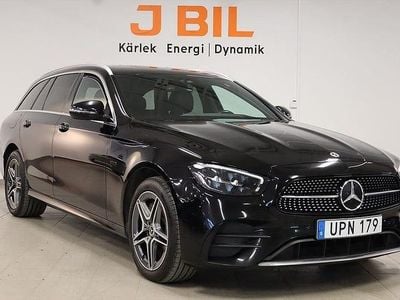 Svart Begagnad 2022 Mercedes E300 AMG line Kombi | 369 900 kr (Marknadspris)