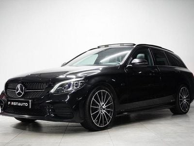 Svart Begagnad 2020 Mercedes C300e AMG line Kombi | 299 000 kr (Dyr)