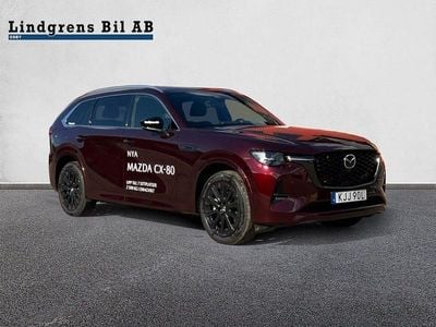 Röd Begagnad 2024 Mazda CX-80 Homura-Line SUV | 619 900 kr (Marknadspris)