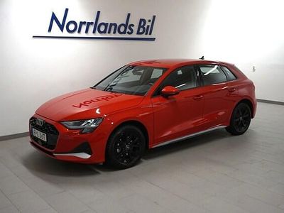 Progressivröd metallic Begagnad 2024 Audi A3 Advanced Plus | 299 900 kr (Marknadspris)