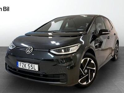 Begagnad VW ID.3 Pro Performance 150 kW (204 HK) 2020 Grå Halvkombi