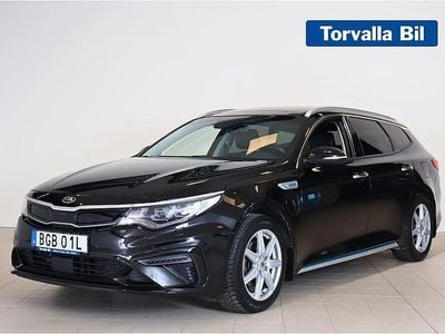 Begagnad Kia Optima Advance 205 HK (150 kW) 2019 Svart Kombi