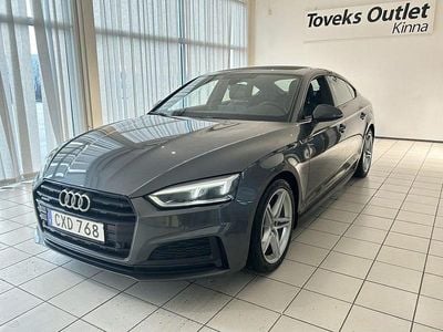 Begagnad Audi A5 Sportback S-Line 256 HK (188 kW) 2018 Grå Halvkombi