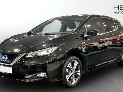 Svart (black) Begagnad 2021 Nissan Leaf N-Connecta Halvkombi | 244 900 kr (Dyr)