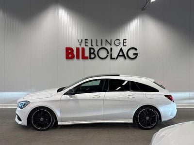 Vit Begagnad 2018 Mercedes CLA180 Shooting Brake AMG Kombi | 219 500 kr (Lite dyr)